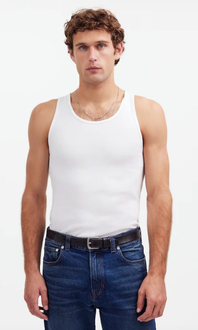 Madewell | NWT Men's Ribbed Tank White | Sz XS